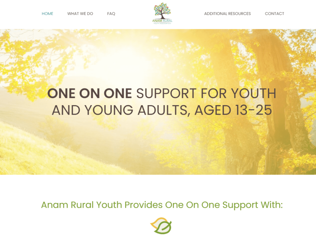portfolio anam rural-youth website